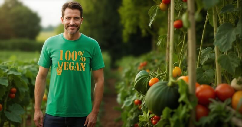 Pánské tričko vegan